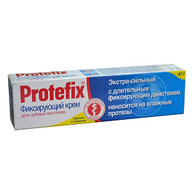 Протефикс крем фиксирующий д/зубных протезов экстра-сильный 40мл  