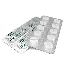 Парацетамол таблетки 500 мг, 10 шт.