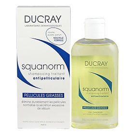 Ducray Squanorm шампунь от жирной перхоти, 200 мл