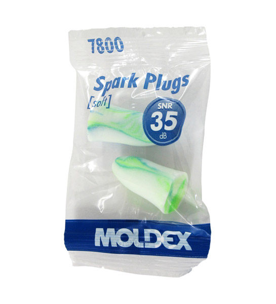 Беруши (вкладыши ушные) Молдекс spark plugs софт №2  (7800) 