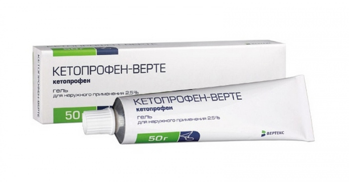 Кетопрофен-Верте гель 2,5% 50г №1  