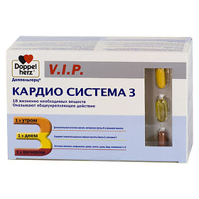 Доппельгерц vip кардио система 3 капс./комплект №84  