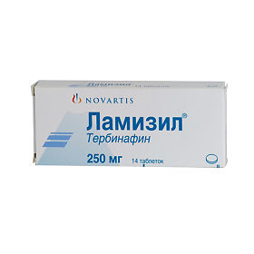 Ламизил таблетки  250 мг, 14 шт 