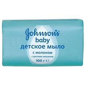 Джонсонс беби мыло молочное 100г  