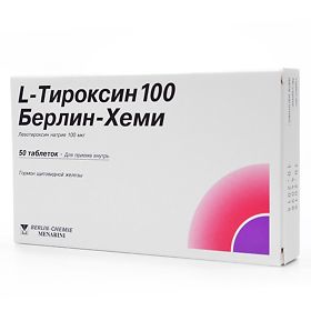 L-Тироксин 100 Берлин-Хеми таб. 100мкг №50  
